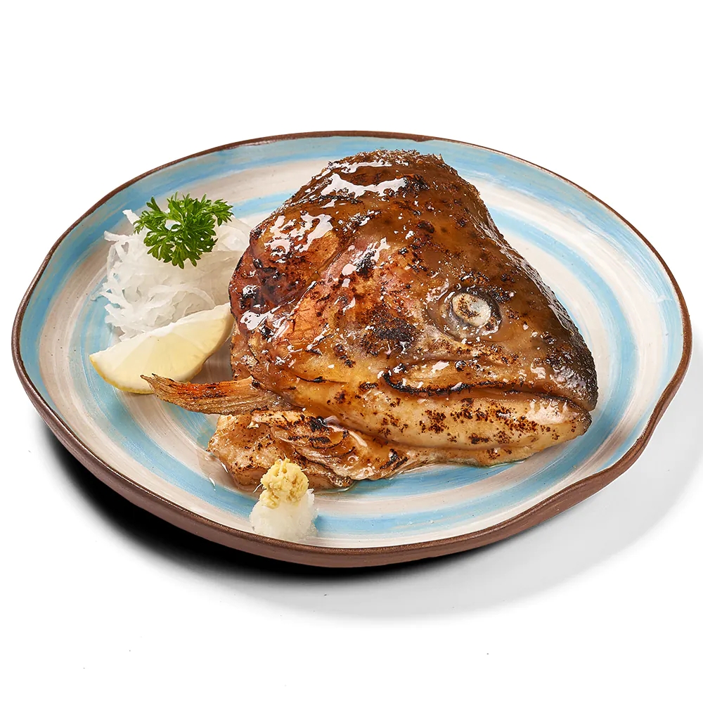 Grilled Salmon Head Teriyaki