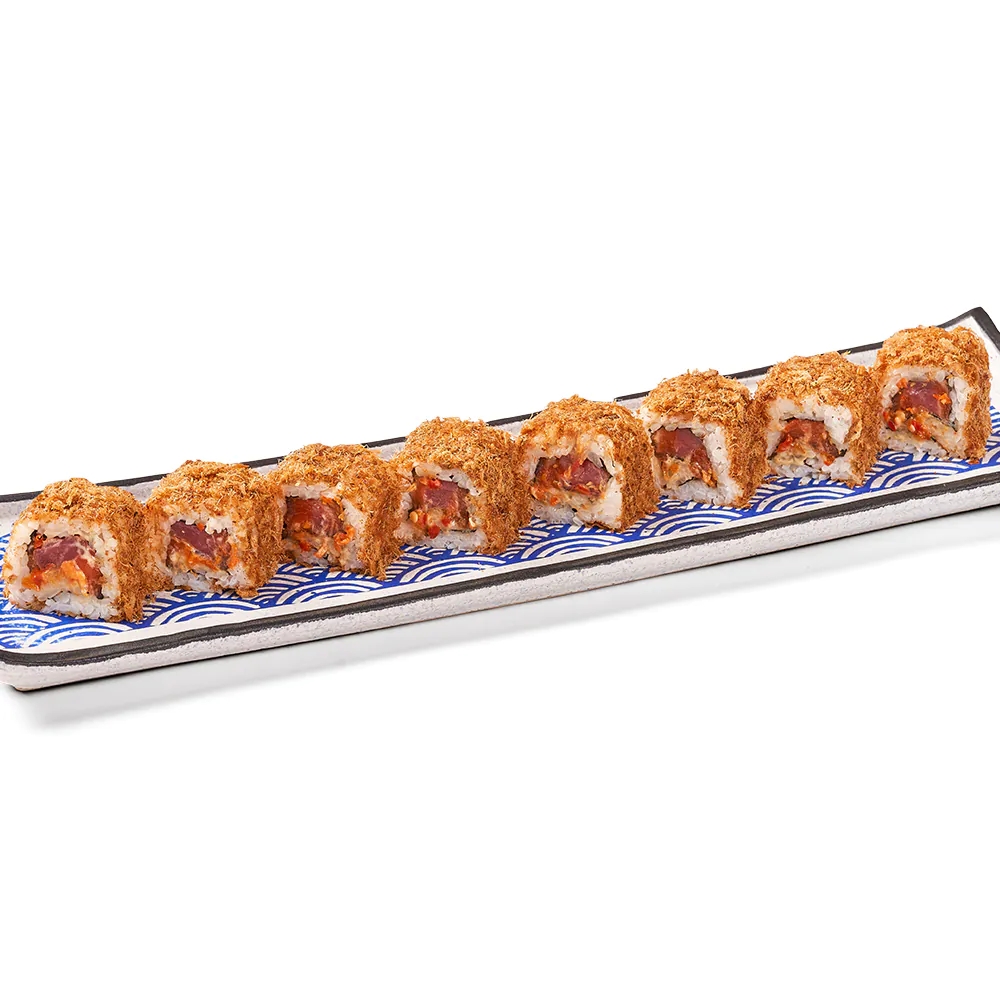 Spicy Creamy Salmon Volcano Roll