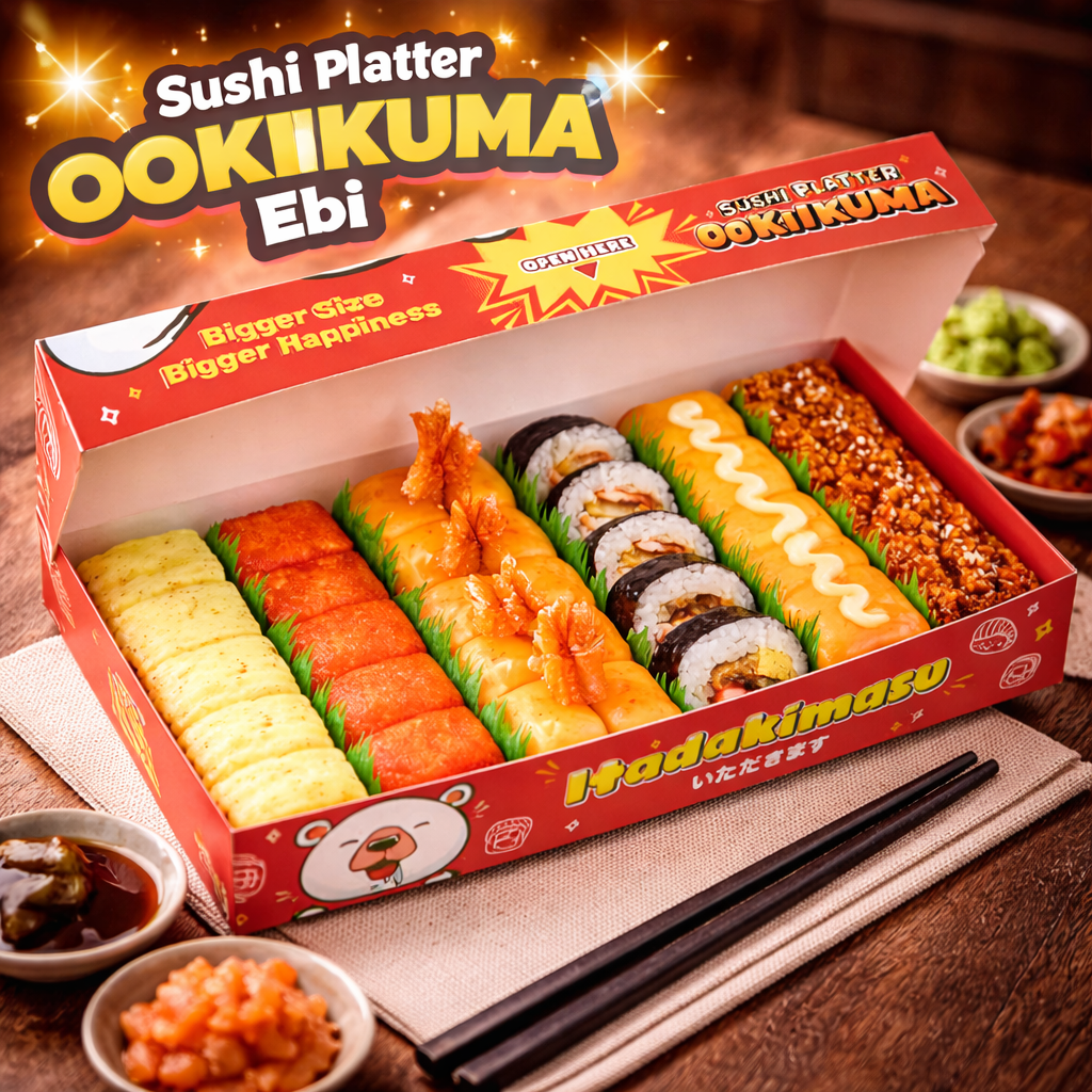 Sushi Platter Ookiikuma Ebi